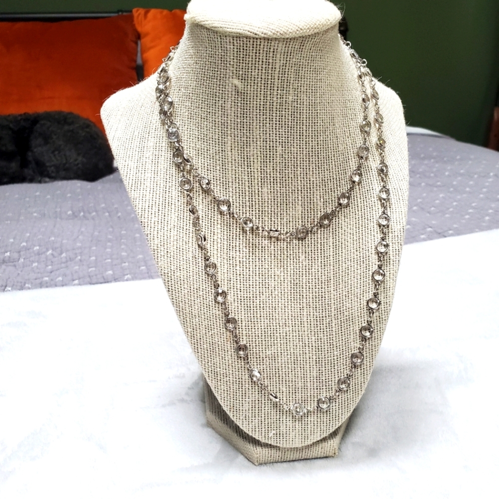 Touchstone Crystal Silver Chanelle Necklace